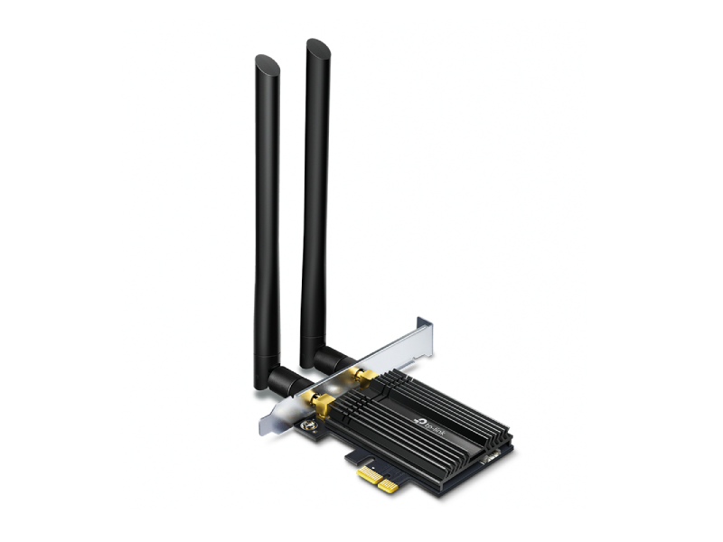 TARJETA DE RED INALAMBRICA TP-LINK ARCHER TX50E AX3000 WI-FI 6 BLUETOOTH PCI EXPRESS, 2 ANTENAS